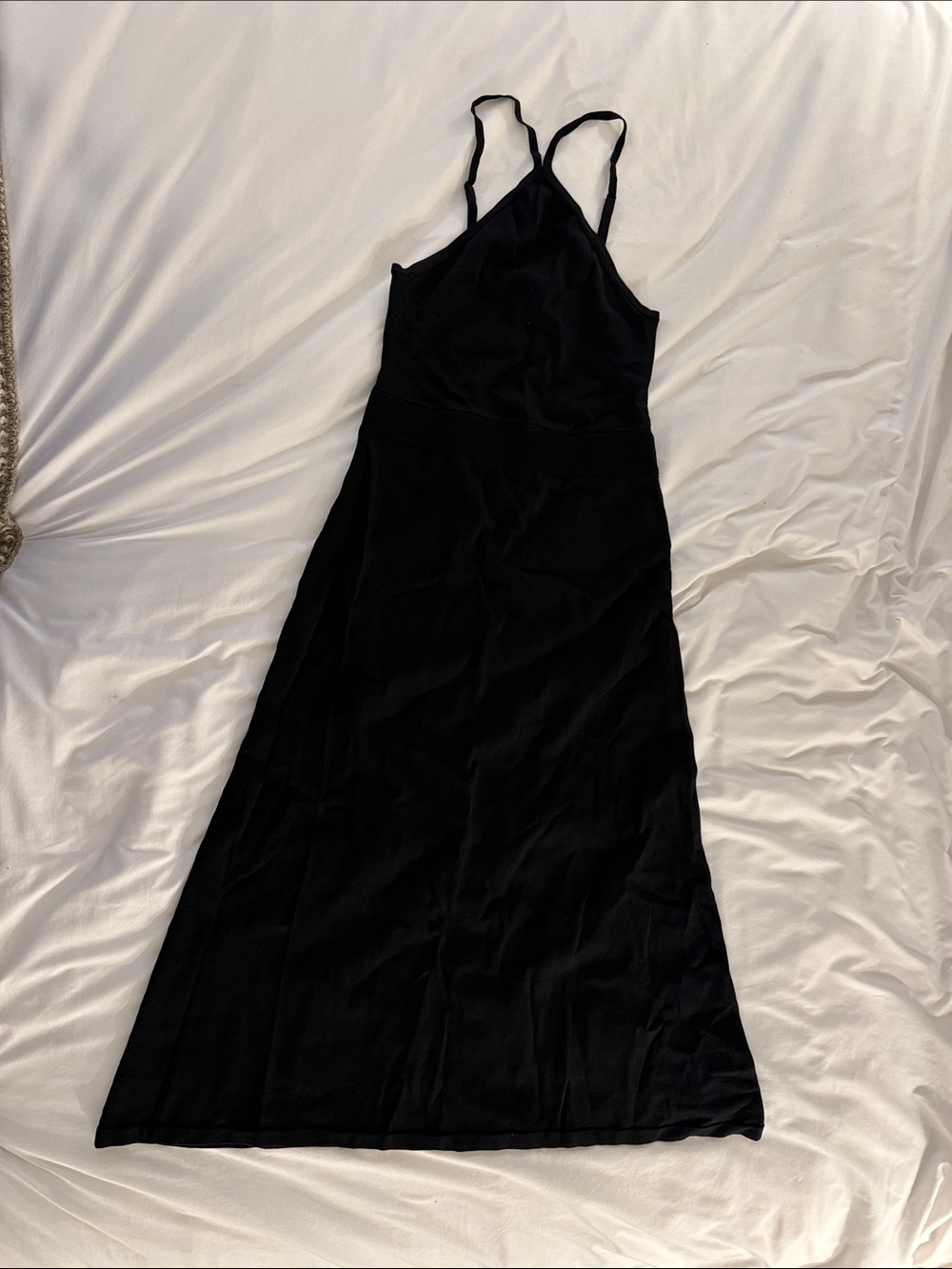 Astr Black Strappy Maxi Dress